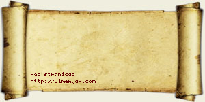 Emilija Backović vizit kartica